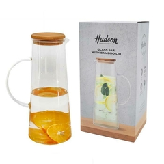 Jarra Vidrio T/bambu 1470Ml Hudson - comprar online