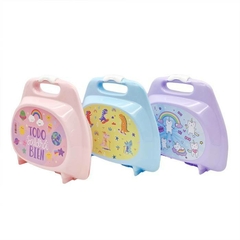 LUNCHERA PLASTICA INFANTIL C/ESTAMPA - comprar online