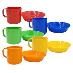 Set de Plato con Taza de plástico. - comprar online