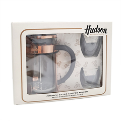 Set Cafetera Hudson Fra. Cobre +2 Vasos en internet