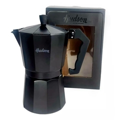 Cafetera Hudson Italiana Negra Grande - comprar online