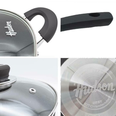 BATERIA HUDSON 5 PIEZAS NEGRA - comprar online