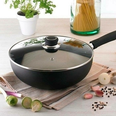 Wok Hudson 28Cm. Tapa De Vidrio en internet