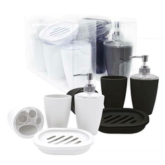 SET DE BAÑO PLASTICO 4 PIEZAS - comprar online