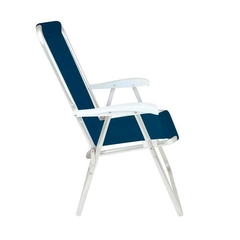 SILLA PLEGABLE ALUMINIO CONFORTO AZUL - comprar online