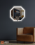 Octagonal LED Mirror 60 x 60 cm - ARD Glanz OctaGlow - buy online