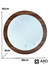 LED Mirror ARD Glanz Luminous Oak Round 60 cm. on internet