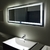 Espejo para baño con luz led ARD rectangular medidas 120 x 52 Horizontal y vertical