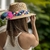 Imagen de Sombrero de palma fina ARD: Elegancia Artesanal con Toquilla de Estambre de Colores