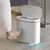 Imagem do Lixo do sensor inteligente com tampa, impermeável, automático, lixeira touchle