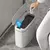 Lixo do sensor inteligente com tampa, impermeável, automático, lixeira touchle - comprar online