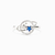 anel de prata esterlina 925 para meninas - comprar online