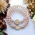 Pulseira Cristal Transparente rosa