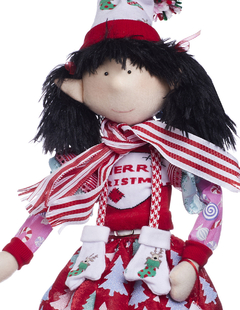 Duenda Funny Candy Cane con falda y sobre 70 cm - comprar en línea