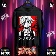 CAMISETAS - NANATSU NO TAIZAI The Seven Deadly Sins (Los siete pecados capitales)