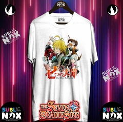 CAMISETAS - NANATSU NO TAIZAI The Seven Deadly Sins (Los siete pecados capitales) - comprar online