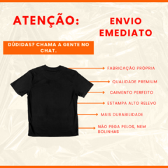 T- Shirt - ASTRONAUTA - PRETO - - Florenzza T-shirts