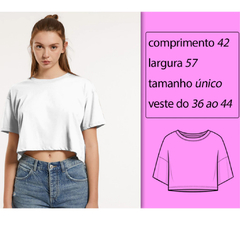 CROPPED ALGODÃO - RELAX - BRANCO - - comprar online