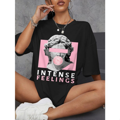 OVERSIZED FEMININA - INTENSE - PRETO - na internet