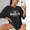 OVERSIZED FEMININA - BROOKLYN - PRETO -