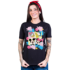 T- Shirt - DONALD MICKEY MINNIE MARGARIDA - Preto -