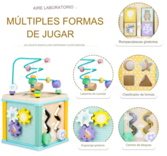 Cubo con laberinto didáctico Estilo Montessori - comprar online