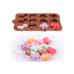 Moldes dino chocolates, fondant, gelatina, reposteria - tienda online