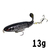 Isca de pesca Topwater, Whopper Popper Lure, Isca Artificial, Hard Plopper, caud