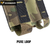 IDOGEAR-Bolsa Dupla Mag, Transportadora Tática, Fibra De Carbono, MOLLE, Camo, - loja online