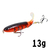 Isca de pesca Topwater, Whopper Popper Lure, Isca Artificial, Hard Plopper, caud