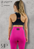 LEGGING CINTURA ALTA ROSA 12038 na internet