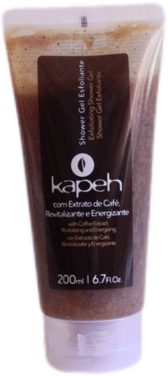 Shower Gel Esfoliante Kapeh 200ml + Luva Esfoliante em Nécessaire Plástica - comprar online