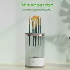 Limpador de Pinceis de Maquiagem e Secador Automático USB