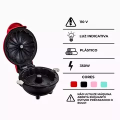 Mini Máquina De Bolo Caseiro Antiaderente e Portátil - 110v na internet