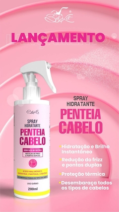 Spray Capilar Hidratante e Desembaraço 200ml - Cabelos Macios e Fáceis de Pentear BelKit