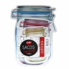 Saco Portátil Porta Alimento Reutilizável Com Lacre - comprar online