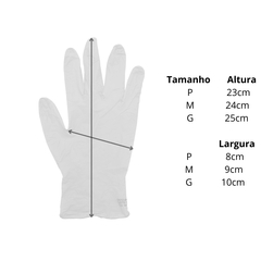 Luva de Vinil Sem Pó - Caixa com 100 Unidades - Tamanho Médio - Proteção e Conforto na internet