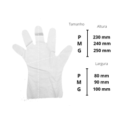 Luva de Látex com Pó - Caixa com 100 Unidades - Tamanho Médio - Proteção e Conforto - comprar online