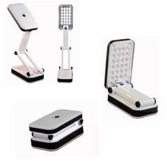 Luminária Abajur de Mesa Articulável 24 LEDs Recarregável - MLK UP STORE LTDA