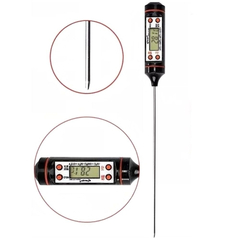 TERMOMETRO DIGITAL CULINÁRIO TIPO ESPETO DE COZINHA PARA ALIMENTOS E LÍQUIDOS