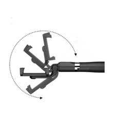 Bastão de Selfie Retrátil com Controle Remoto Bluetooth - Portátil e Versátil na internet