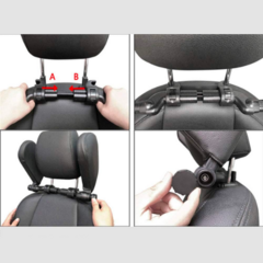 Encosto para Cabeça de Assento de Automóveis Preto | Conforto e Ergonomia | Loja MLK UP