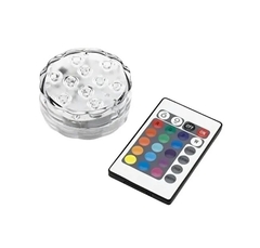 Luminária Led Para Piscina Luzes Coloridas Com Controle Remoto - comprar online