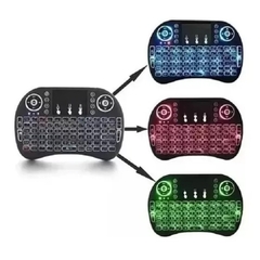 MINI TECLADO SEM FIO COM LED WIRELESS 10M ALCANCE - comprar online