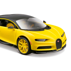 Miniatura Colecionável Bugatti Chiron Amarelo 1/24 Maisto - Superesportivo Detalhado - comprar online