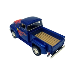 Miniatura Ford F-100 Pick-Up 1956 Azul Flame 1/38 Kinsmart na internet