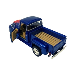 Miniatura Ford F-100 Pick-Up 1956 Azul Flame 1/38 Kinsmart - MLK UP STORE LTDA