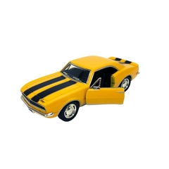 Miniatura Chevrolet Camaro Z-28 1967 Amarelo 1/37 Kinsmart - MLK UP STORE LTDA