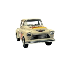 Miniatura Chevy 3100 Stepside Pick-Up 1955 Bege Flame 1/32 Kinsmart - loja online