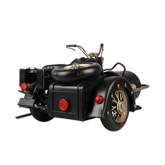 Miniatura Moto Com Sidecar 1965 Black Verito